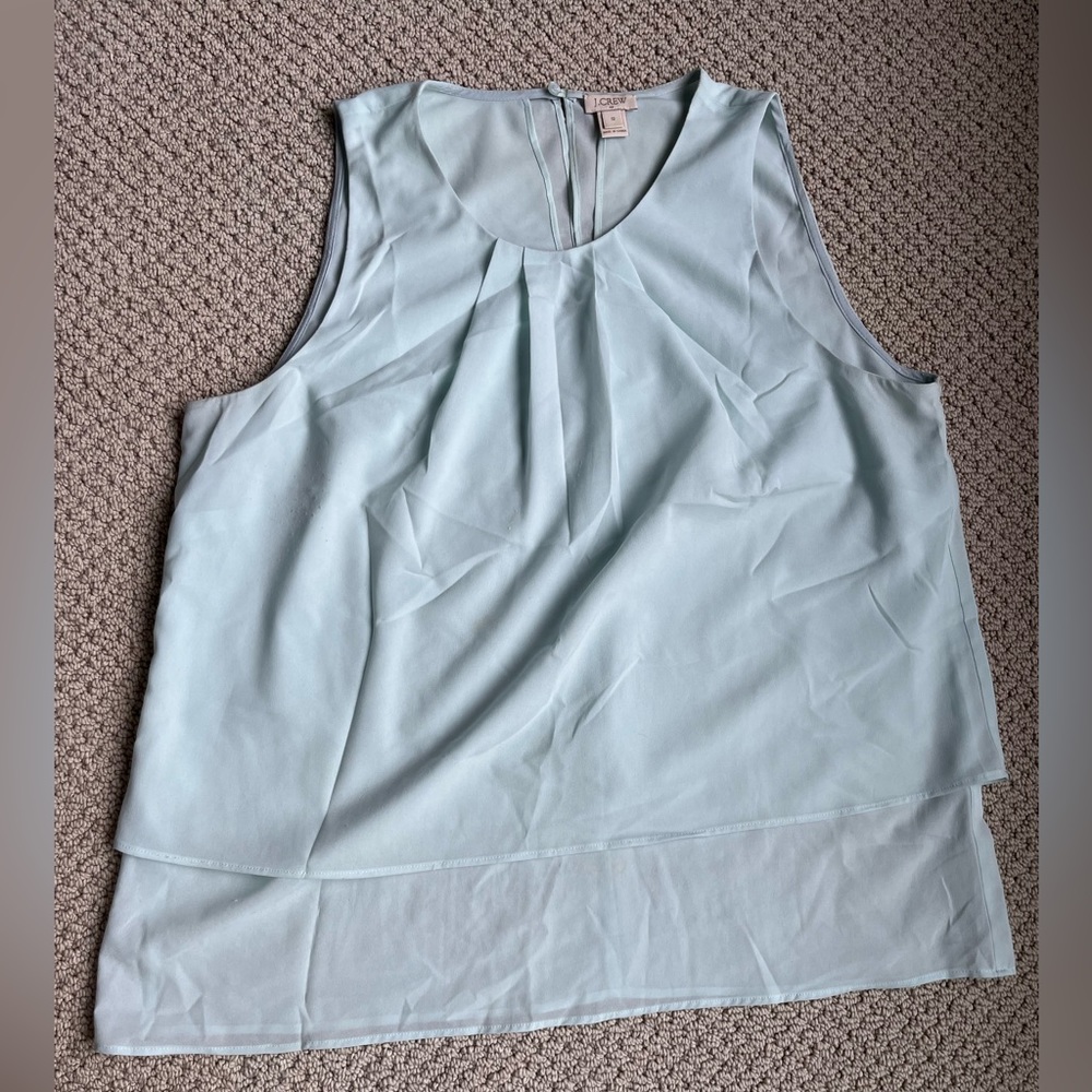 Light Blue J Crew 12 Blouse